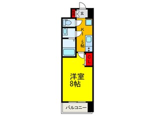 ＢＡＤＧＥ鶴橋の物件間取画像